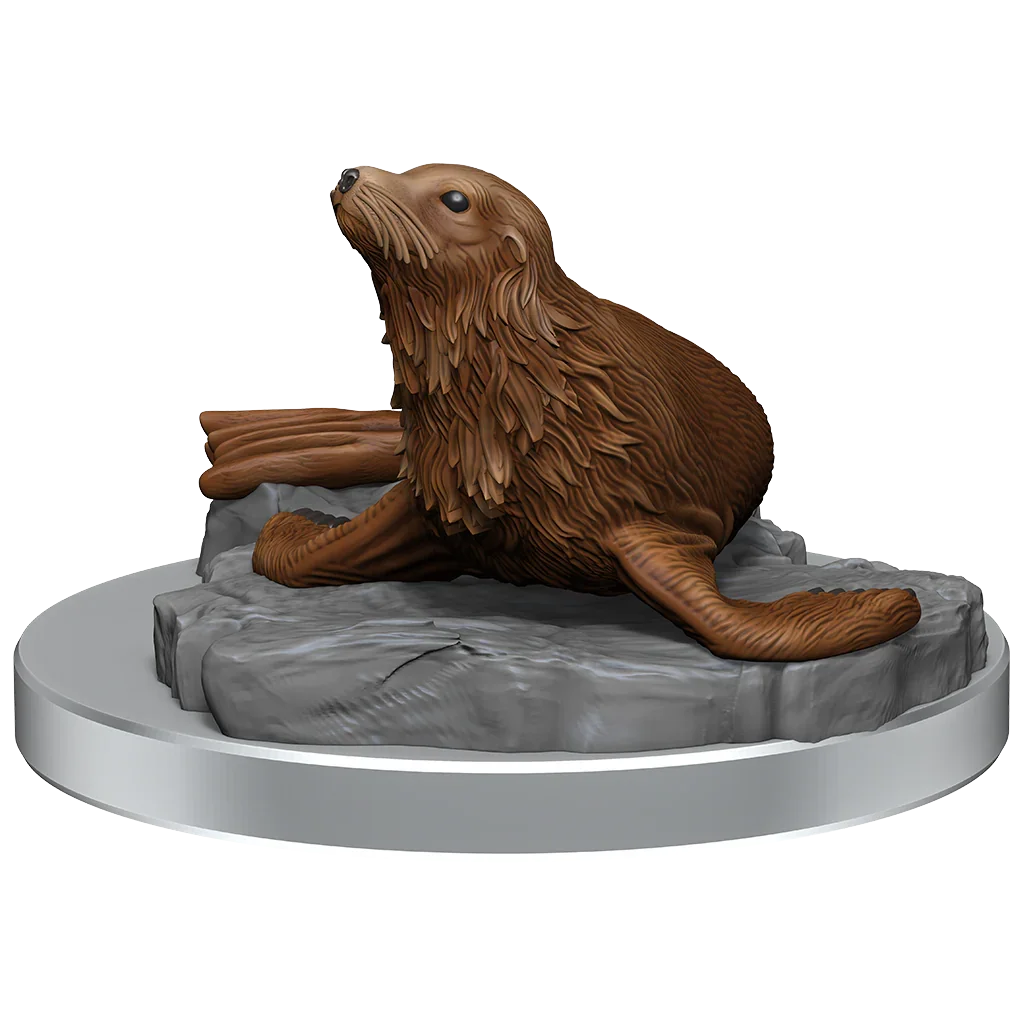D&D Nolzurs Marvelous Miniatures Locathah & Seal
