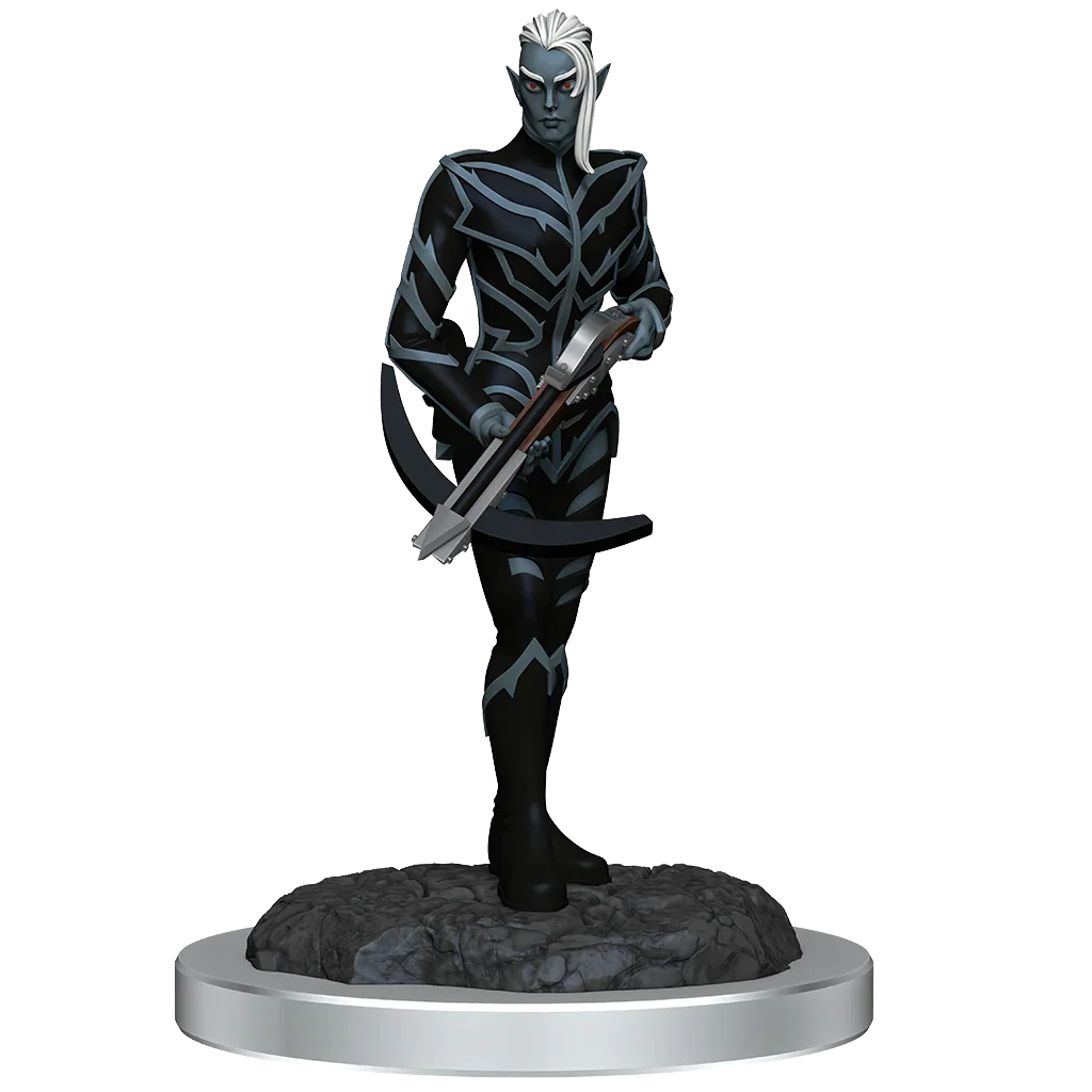 D&D Nolzurs Marvelous Miniatures Drow Fighters