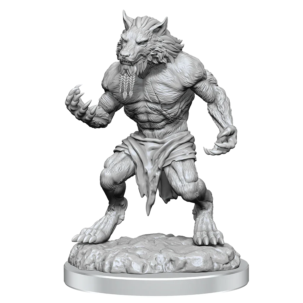 Critical Role Unpainted Miniatures Fey Werewolves