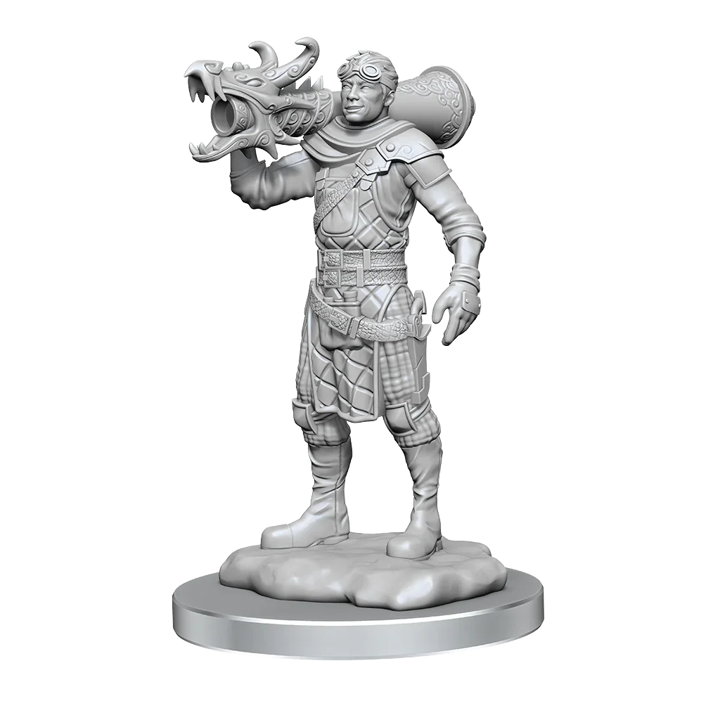 D&D Nolzurs Marvelous Miniatures Human Artificer & Human Apprentice