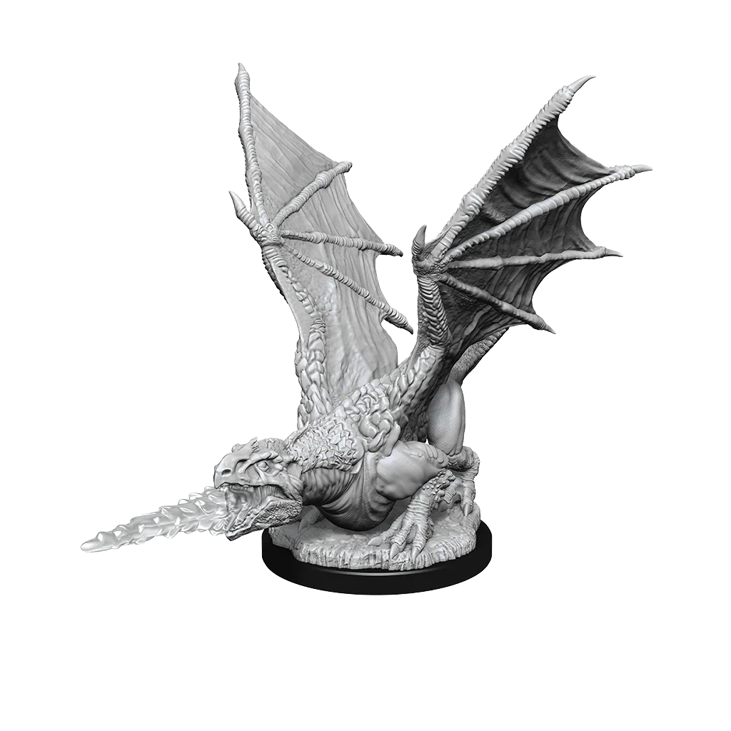 D&D Nolzurs Marvelous Unpainted Miniatures White Dragon Wyrmling