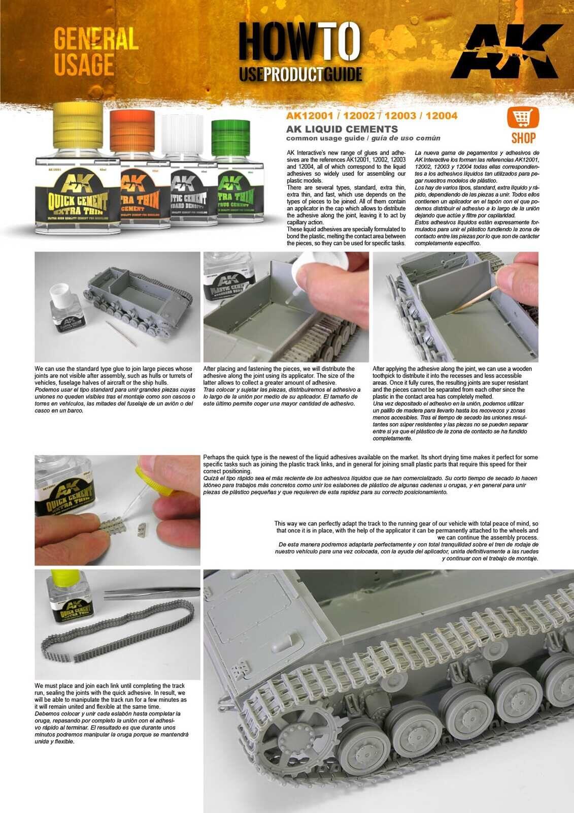 AK Interactive Auxillaries - Plastic Cement Standard Density