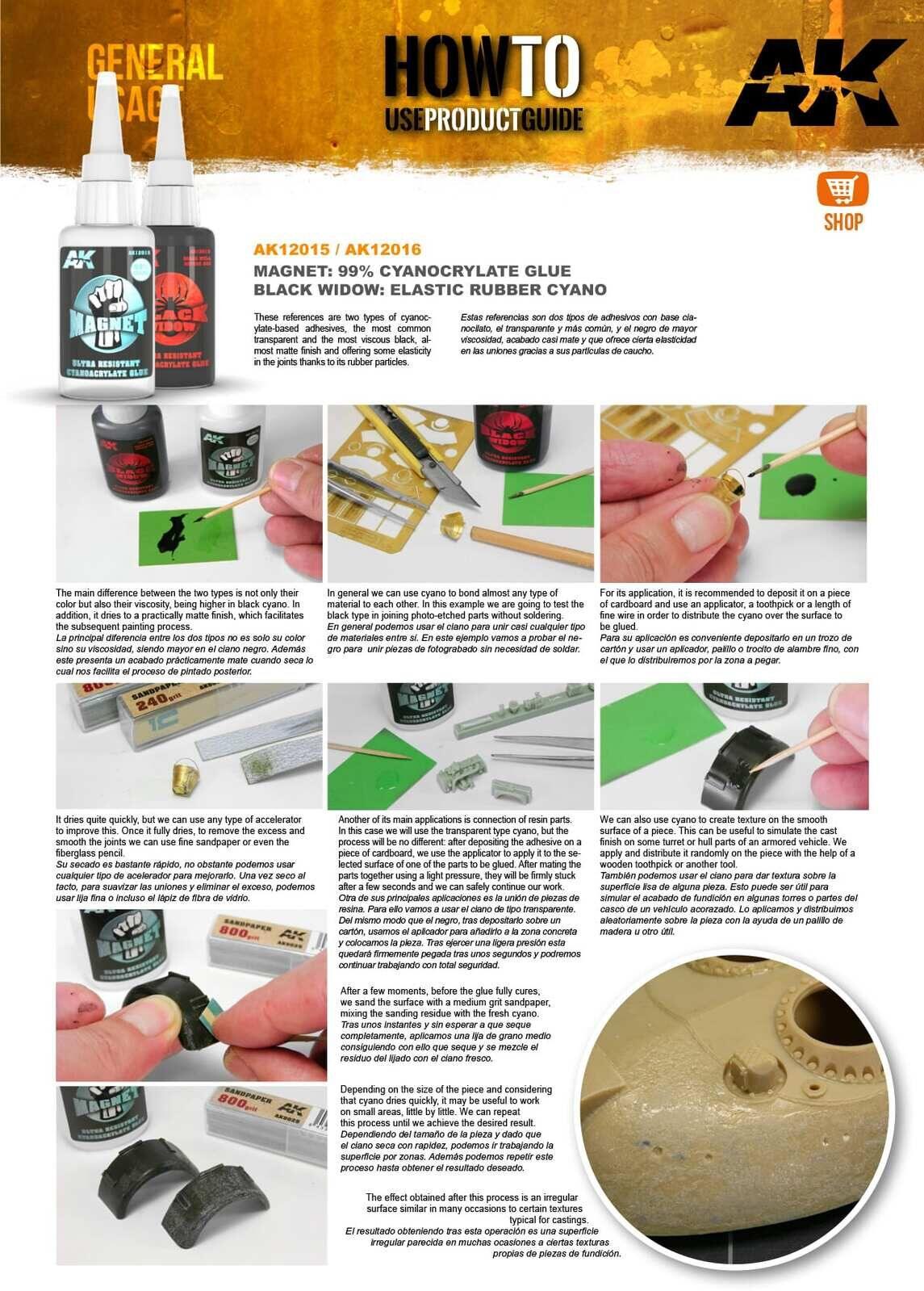 AK Interactive Magnet Cyanoacrylate Glue