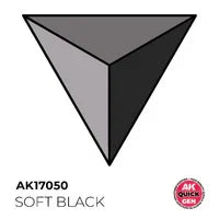 AK Interactive - Quick Gen: Soft Black - 18ml