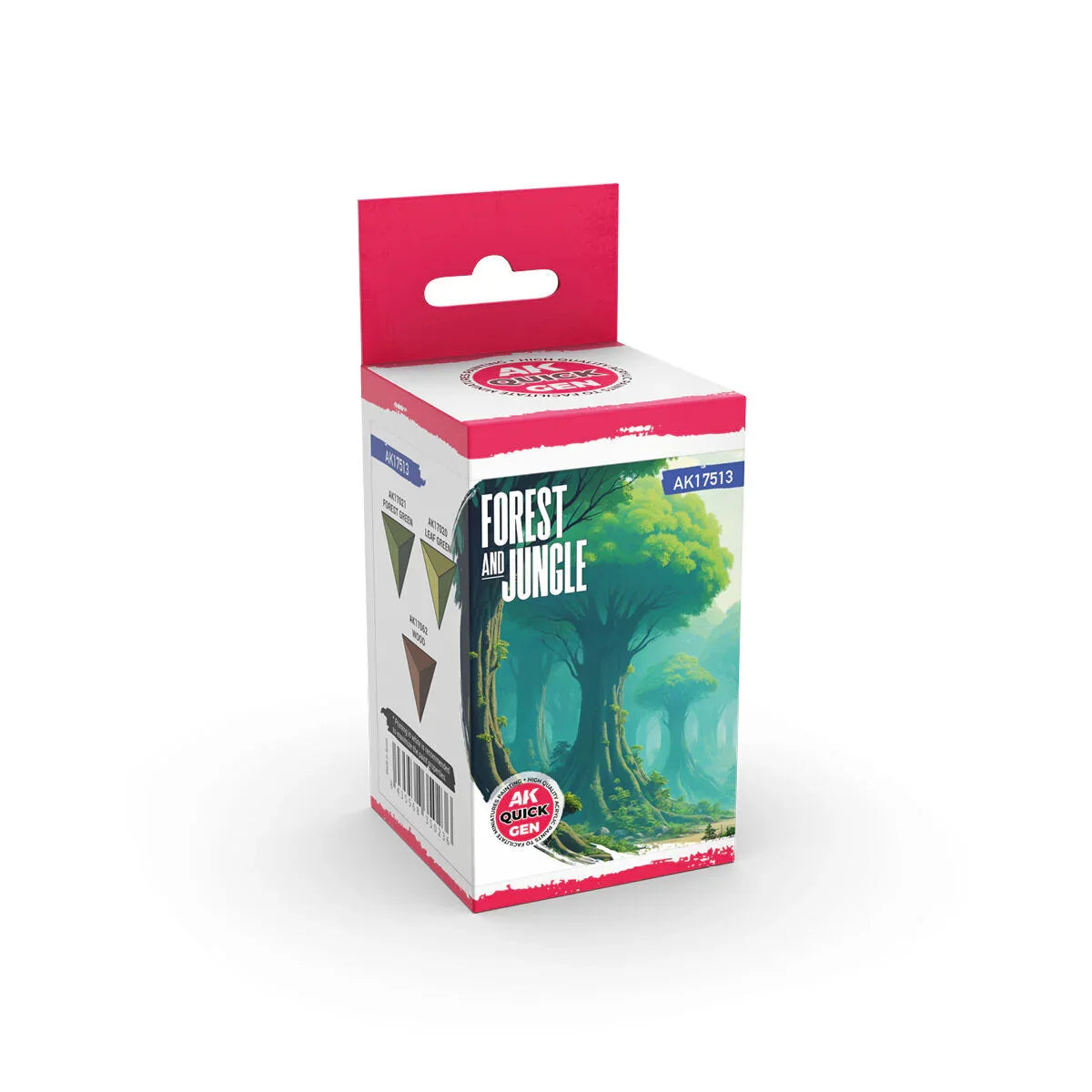 AK Interactive Quick Gen: Forest & Jungle Acrylic Paint Set (3 Colours)