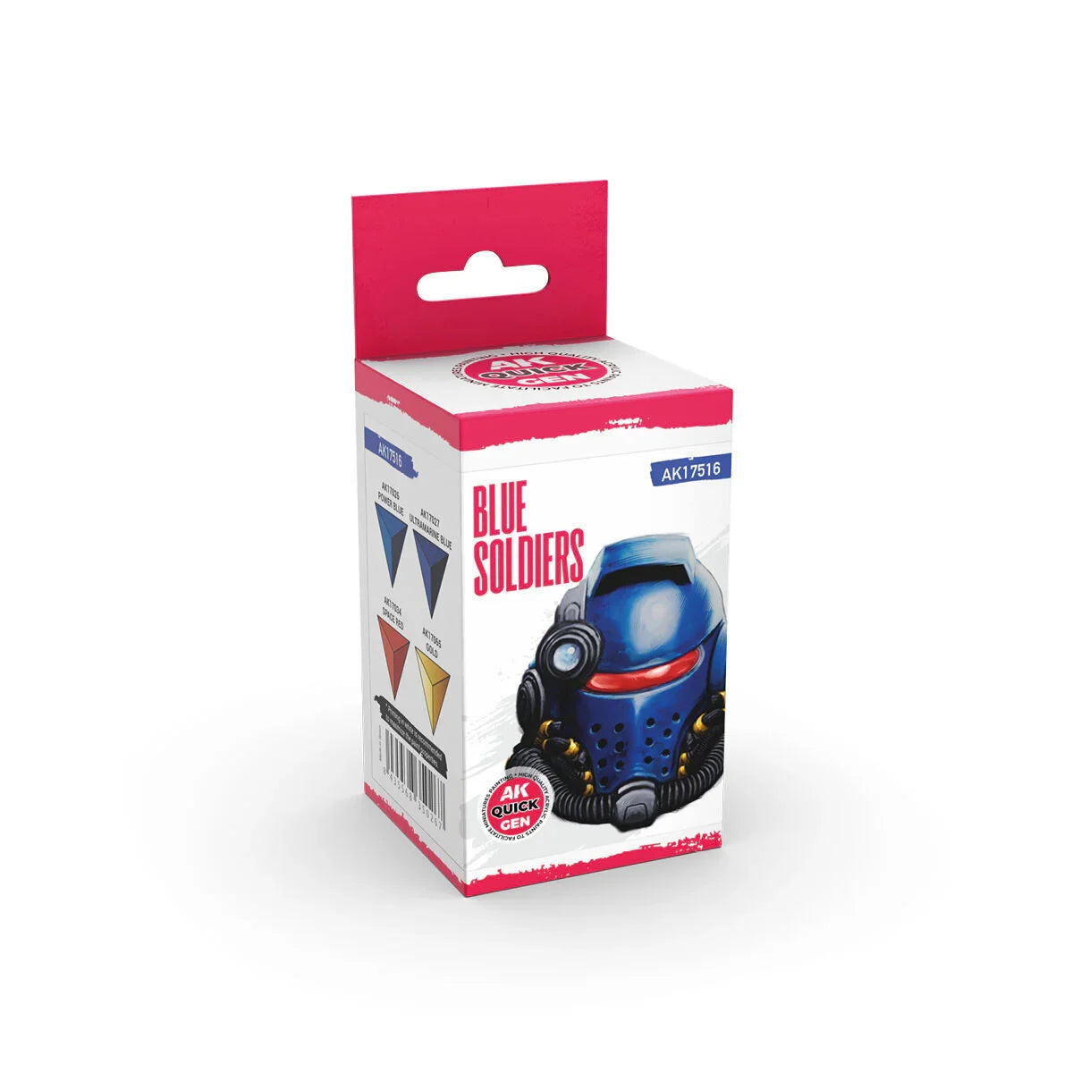 AK Interactive Quick Gen: Blue Soldiers Acrylic Paint Set (4 Colours)