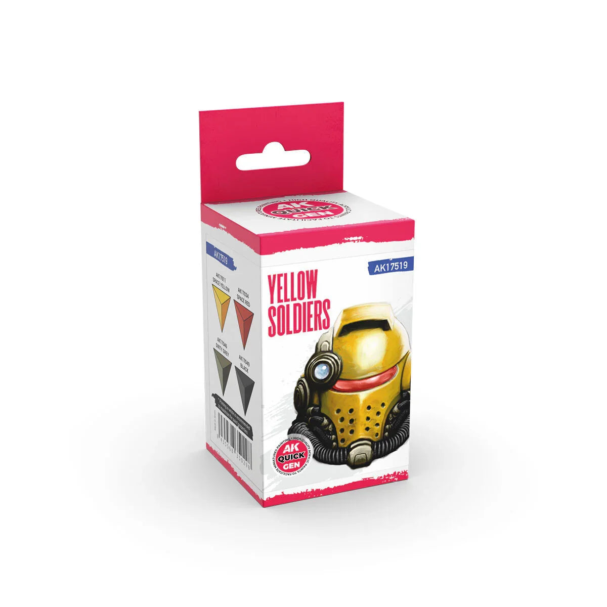 AK Interactive Quick Gen: Yellow Soldiers Acrylic Paint Set (4 Colours)