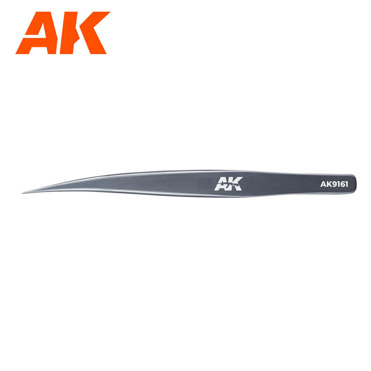 AK Interactive - Hg Angled Tweezers 01 (Thin Tipped)