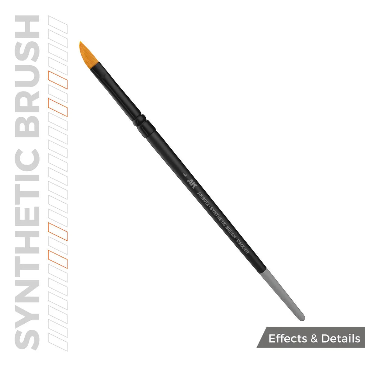 AK Interactive Synthetic Brush - Dagger L