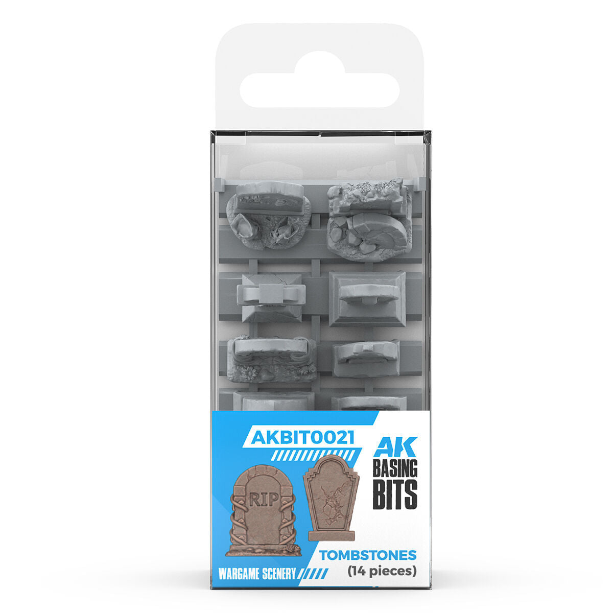AK Interactive - Basing Bits - Tumbstones (14)