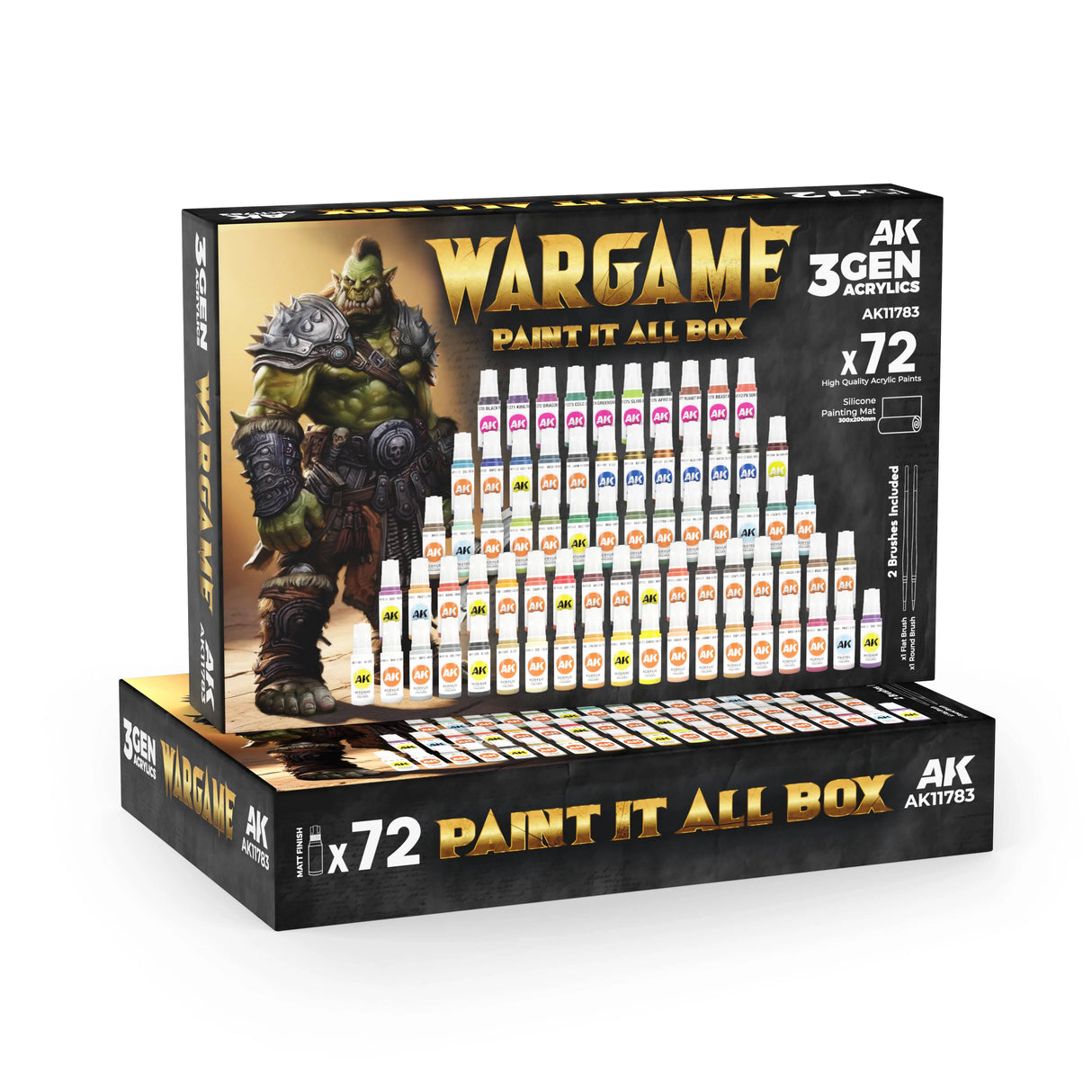 AK-Interactive: 3GEN: : Wargame Paint It All Box 72 Colors