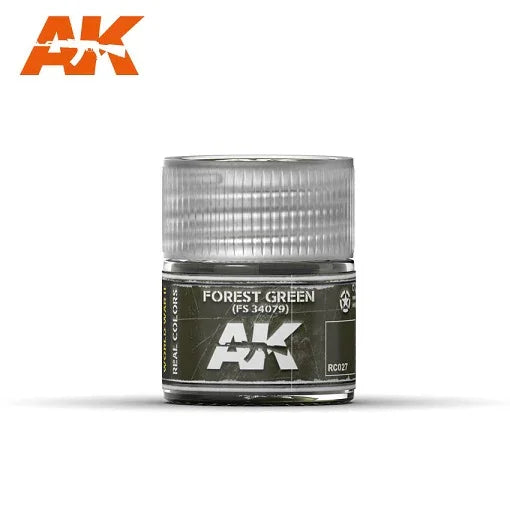AK Interactive Real Colors - Acrylic Lacquer Paint 10ml bottle - Forest Green FS 34079