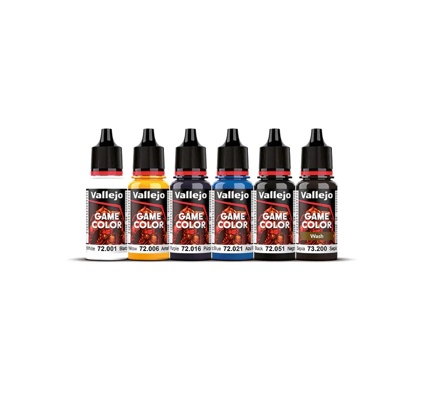 Vallejo Game Colour Ultimate Miniature Set - Paint & Brushes (5)