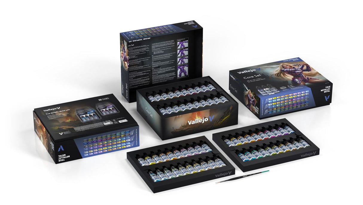 Vallejo True Metallic Metal Core Set - 60 Colour Paint Set - Pre-Order