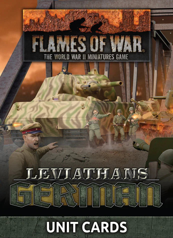 Flames of War: Late War Leviathans: German Unit Cards (41x Cards) - Limited Edition