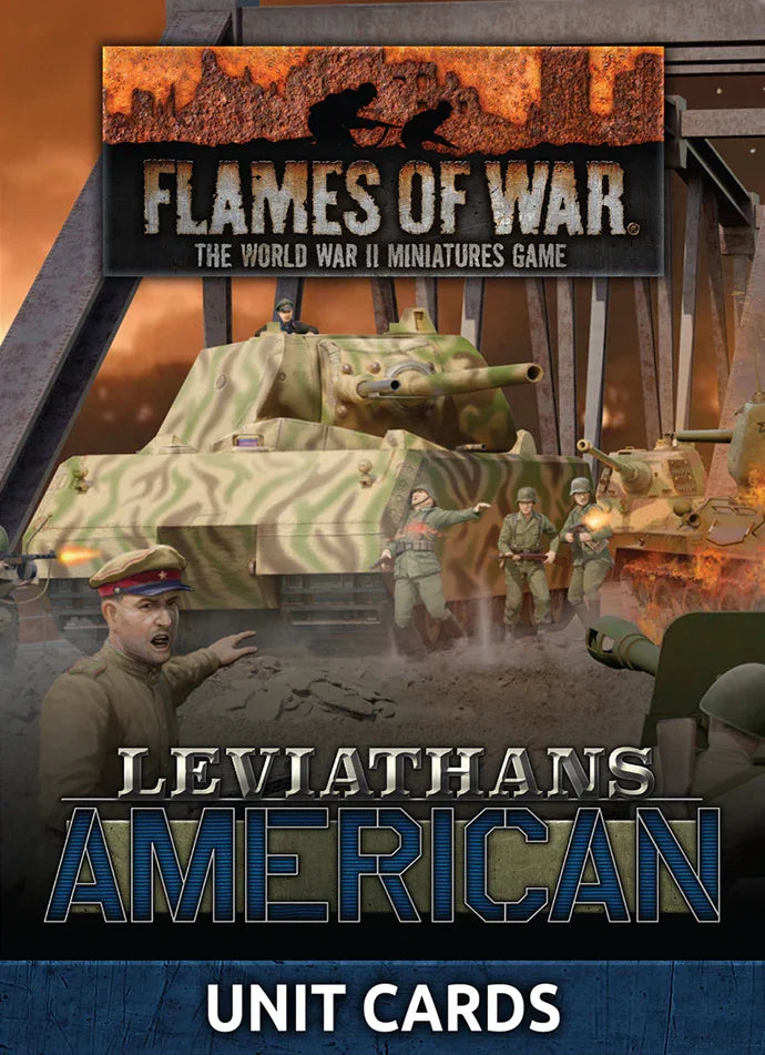 Flames of War: Late War Leviathans: American Unit Cards (33x Cards) - Limited Edition
