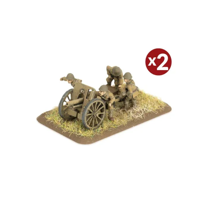 Flames of War: Japanese: 75mm Regimental Gun Platoon (x2)