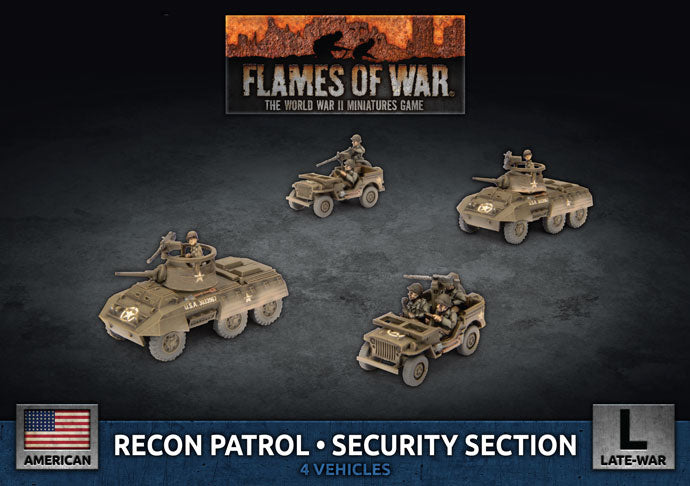 Flames of War: Americans: M8 Cavalry Recon Platoon