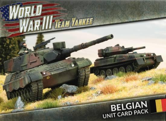 World War III: Team Yankee - Belgian Unit Card Pack