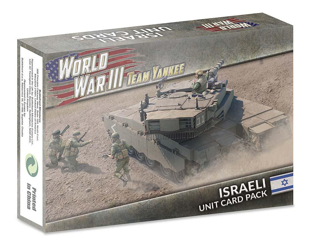 World War III: Team Yankee - Israeli Unit Card Pack (x48 Cards) - Limited Edition