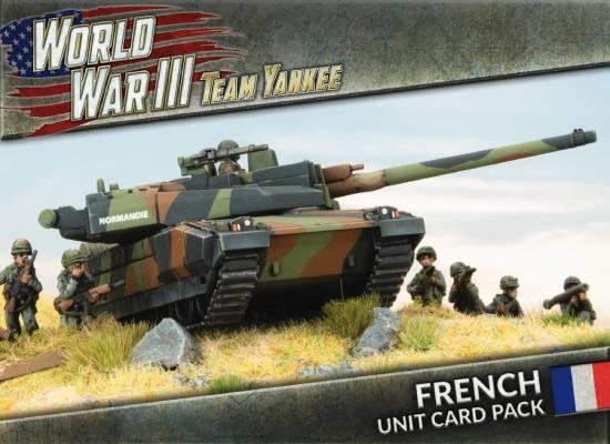 World War III: Team Yankee - French Unit Card Pack