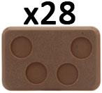 GF9: Medium Bases - 4 holes