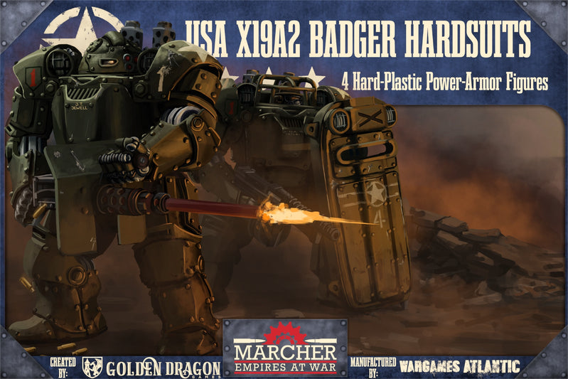 Wargames Atlantic: Marcher - X19A2 Badger Hardsuits