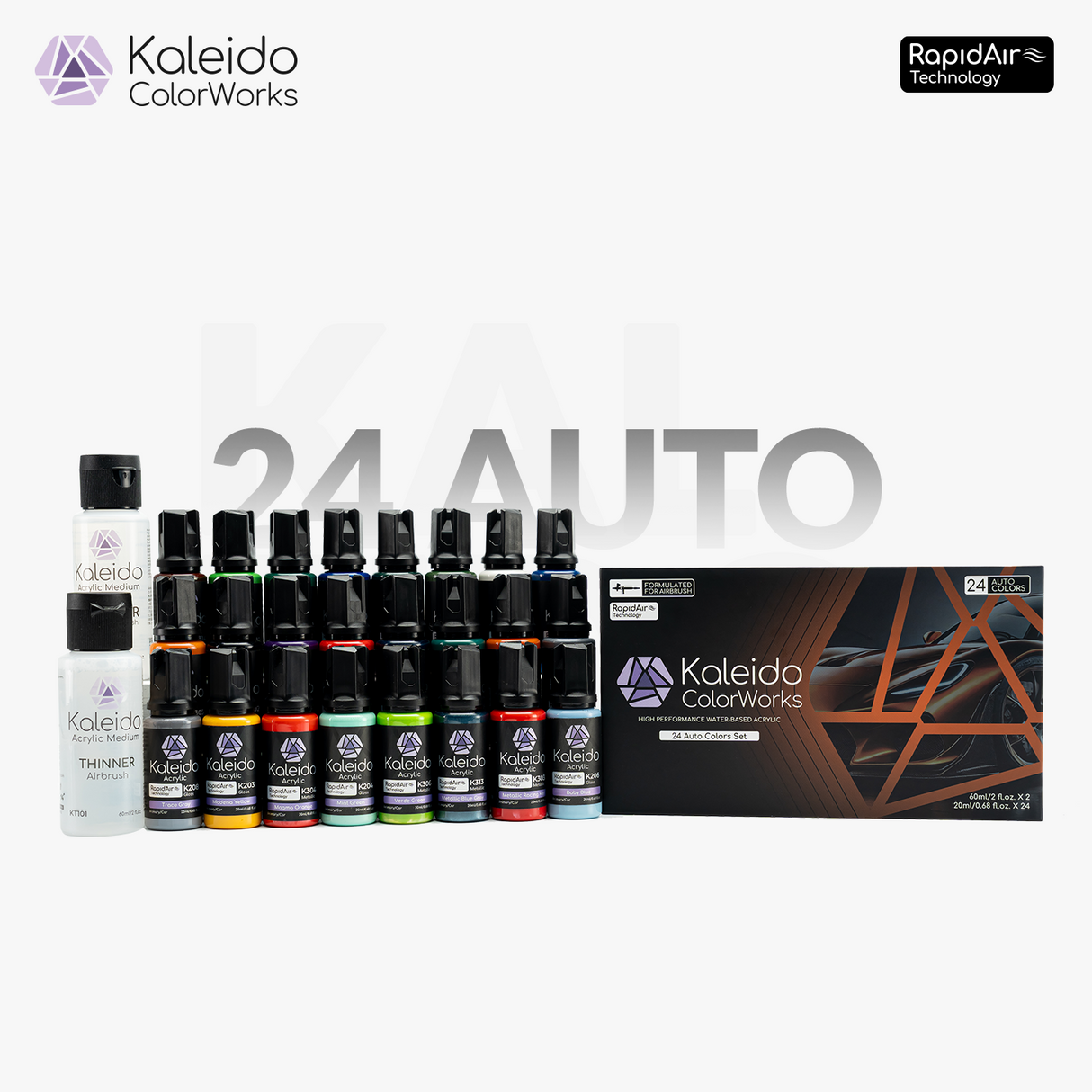 Gaahleri 24 Colour Auto Set