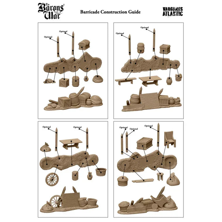 Wargames Atlantic: General Accoutrements - Markets & Barricades