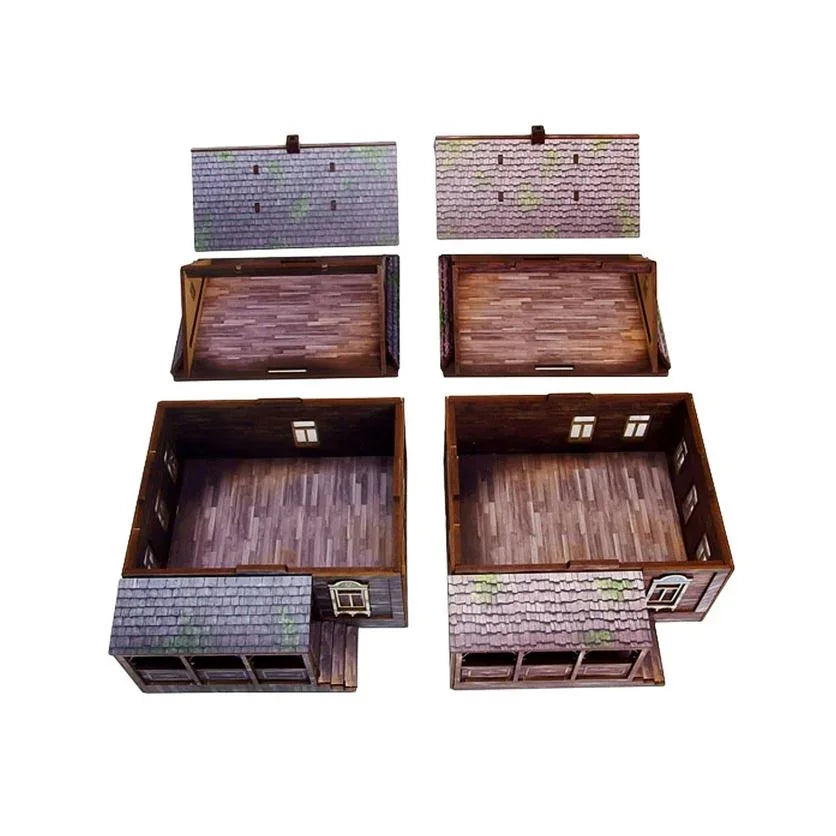 Micro Art Studio - WW2 Ostfront Village Doma (2) Pre-Painted