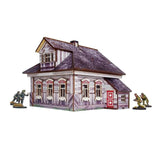 Micro Art Studio - WW2 Ostfront Village Whitewashed Dacha Pre-Painted