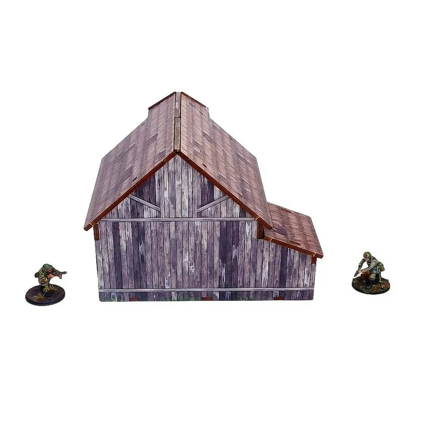 Micro Art Studio - WW2 Ostfront Village Barn Pre-Painted
