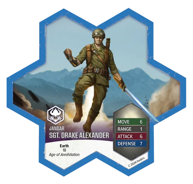 Heroscape - Sgt. Drake Alexander
