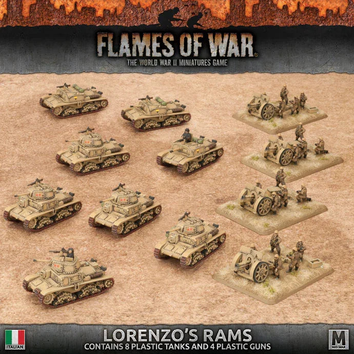 Flames of War: Italian: Lorenzo's Rams Italian Army Deal