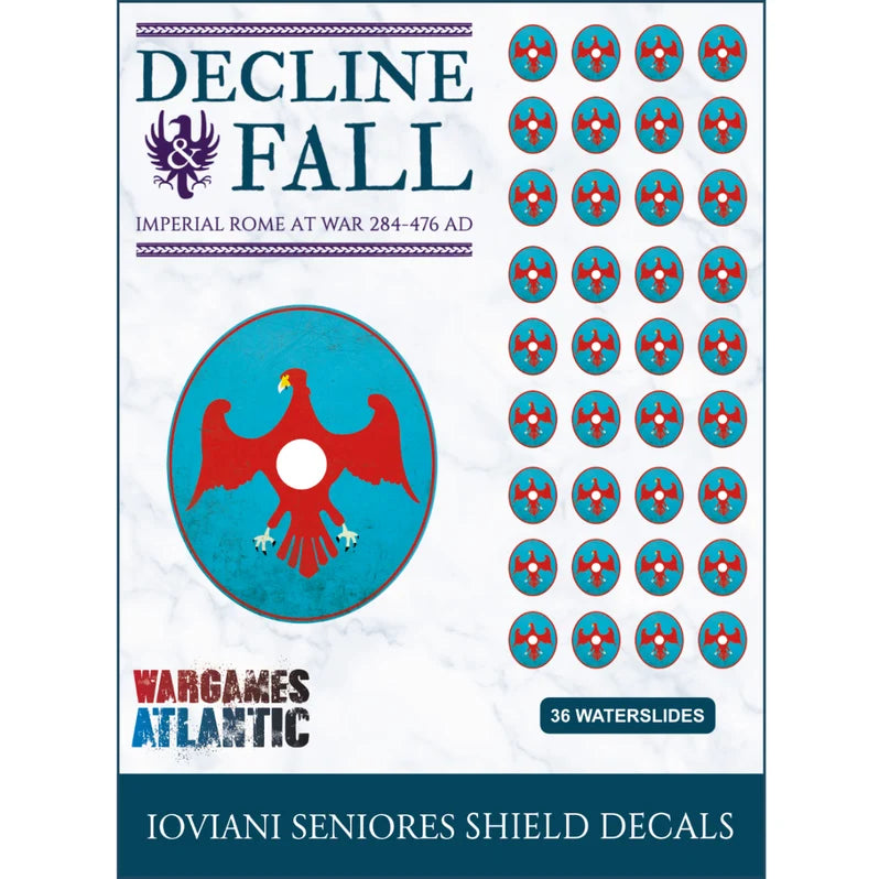 Wargames Atlantic: Decline & Fall Shield Decals: Ioviani Seniores