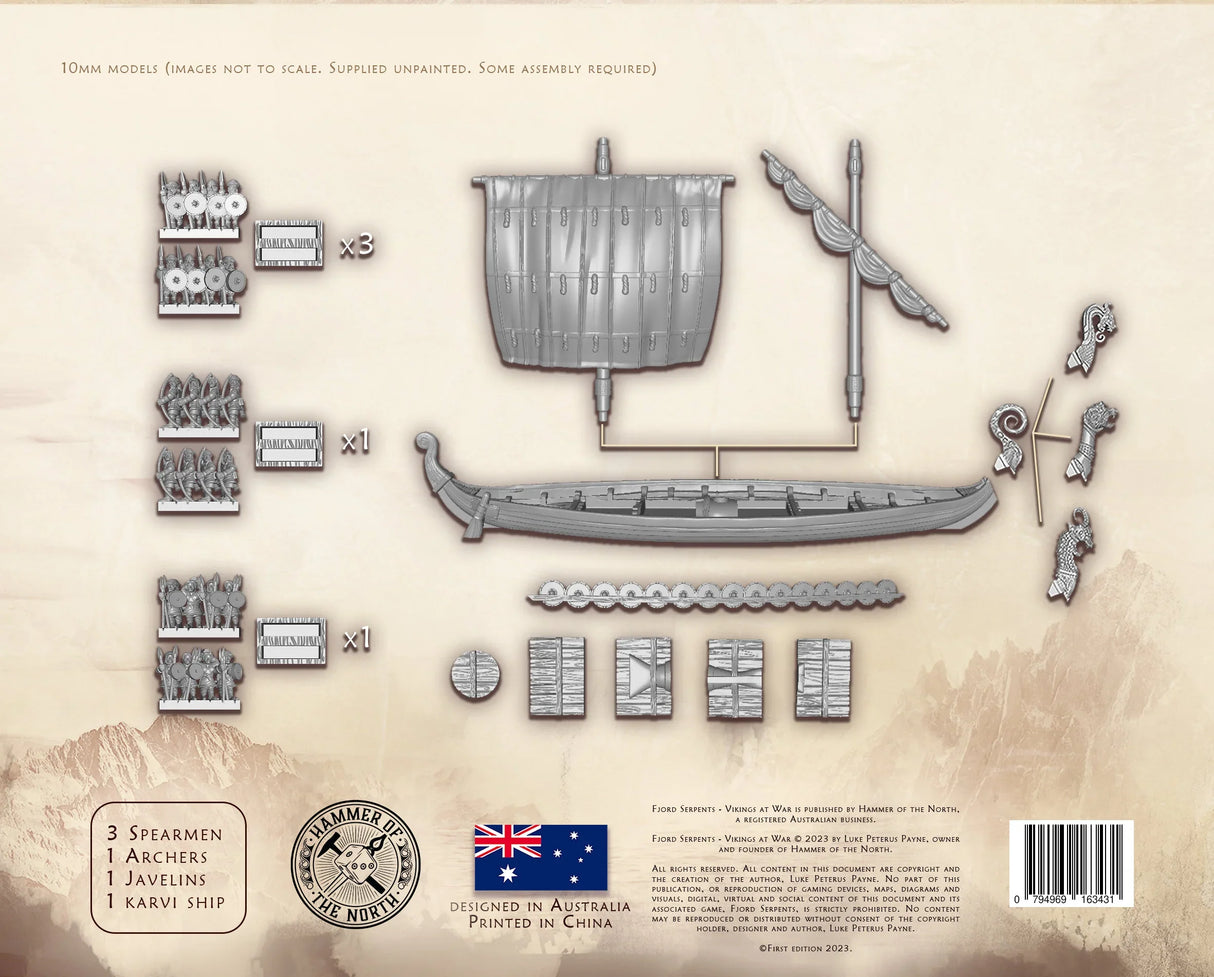 Fjord Serpents – Karvi Longship Booster Set