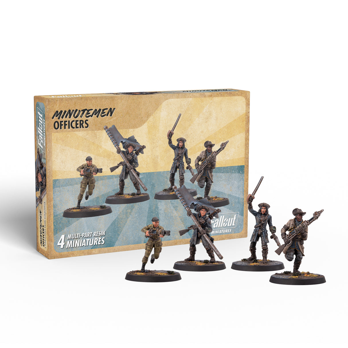 Fallout: Miniatures - Minutemen Officers
