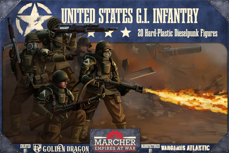 Wargames Atlantic: Marcher - United States Infantry