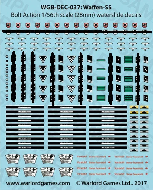 Bolt Action Waffen-SS decals