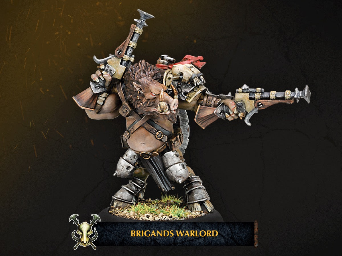 Warmachine Direct Thornfall Farrow Brigand Warlord (TBC) - Pre-Order