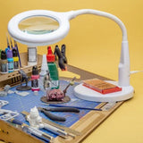 Lightcraft Compact LED Desk Magnifier Lamp