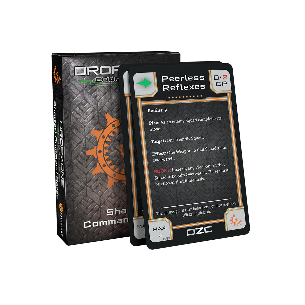Dropzone Commander Shaltari Command Cards - Pre-Order