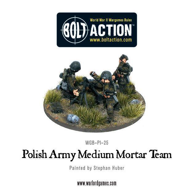 Bolt Action: Polish Army Medium Mortar Team