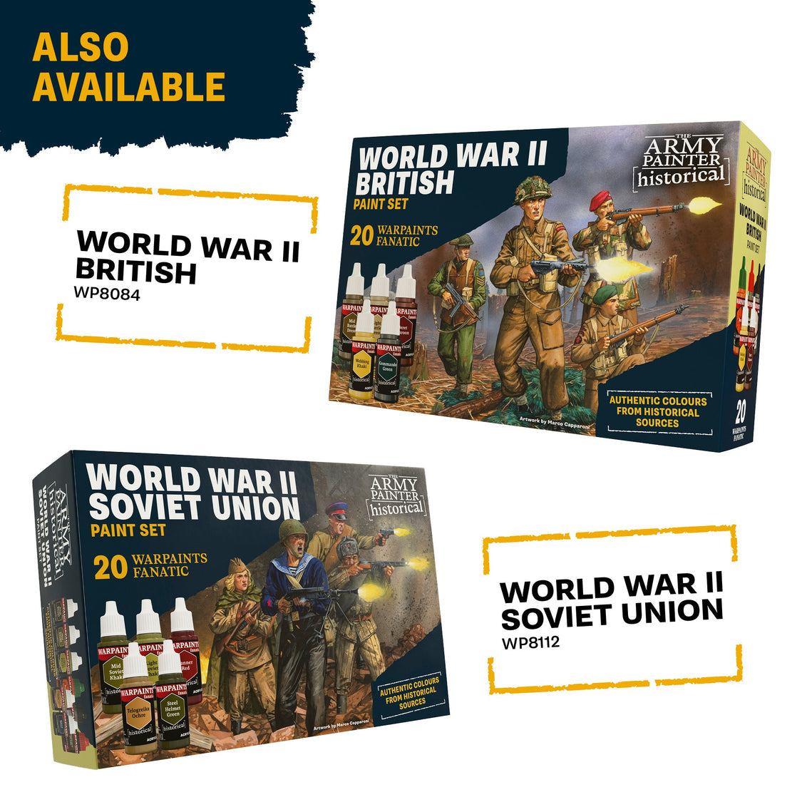 The Army Painter - Historical: World War II British 8th Army Paint Set - Pre-Order