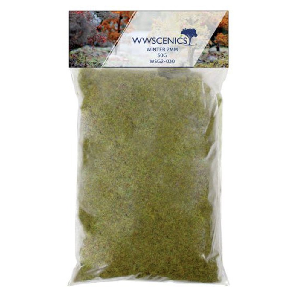 PECO WWS 2MM WINTER STATIC GRASS REFILL 50G