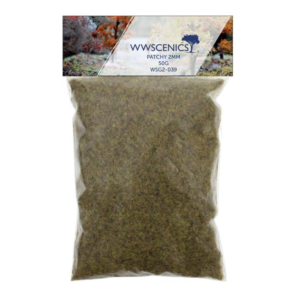 PECO WWS 2MM PATCHY STATIC GRASS REFILL 50G