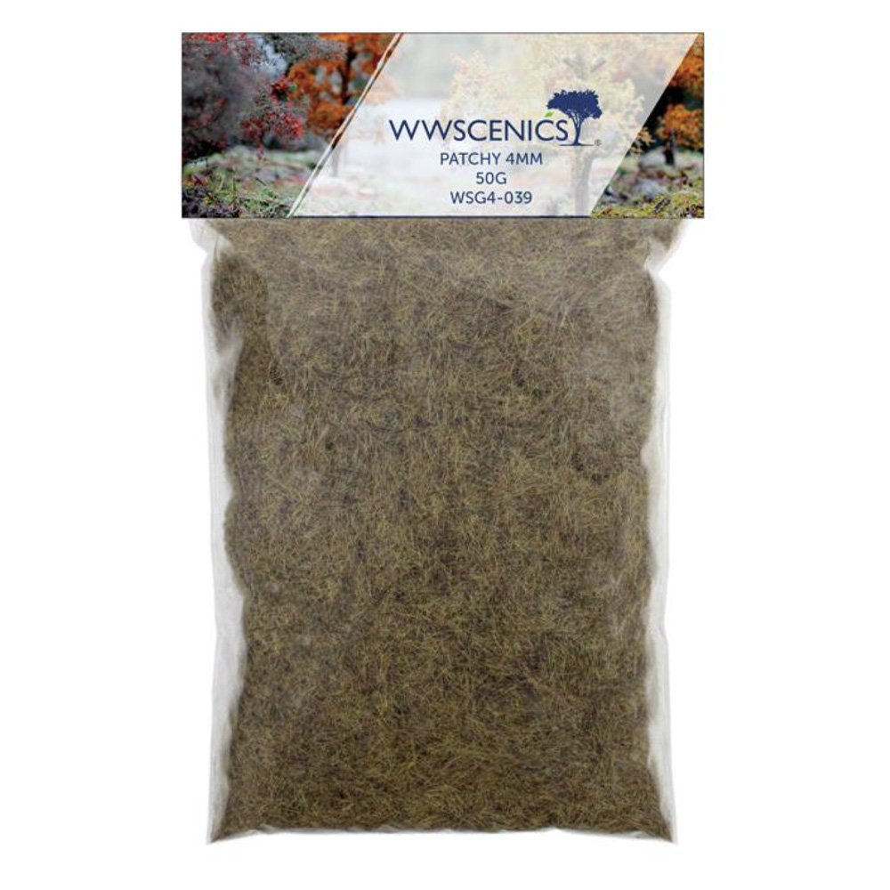PECO WWS 4MM PATCHY STATIC GRASS REFILL 50G