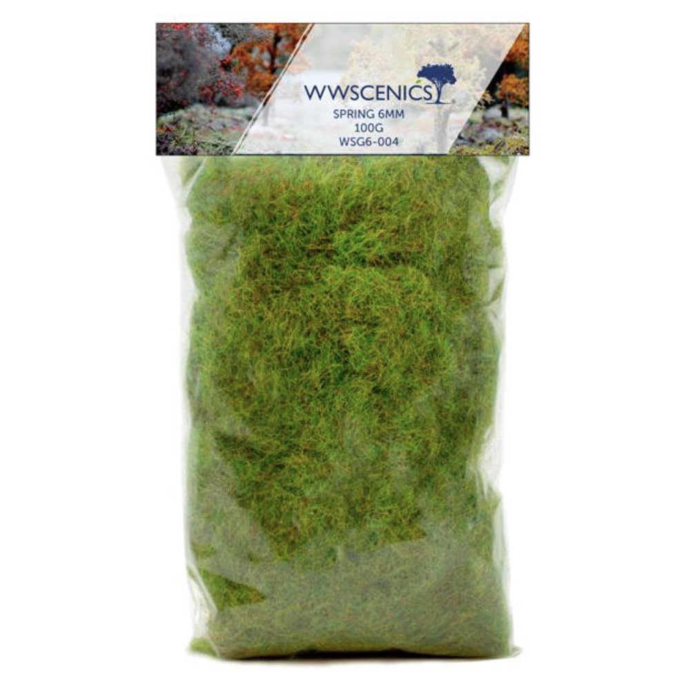 PECO WWS 6MM SPRING STATIC GRASS REFILL 100G