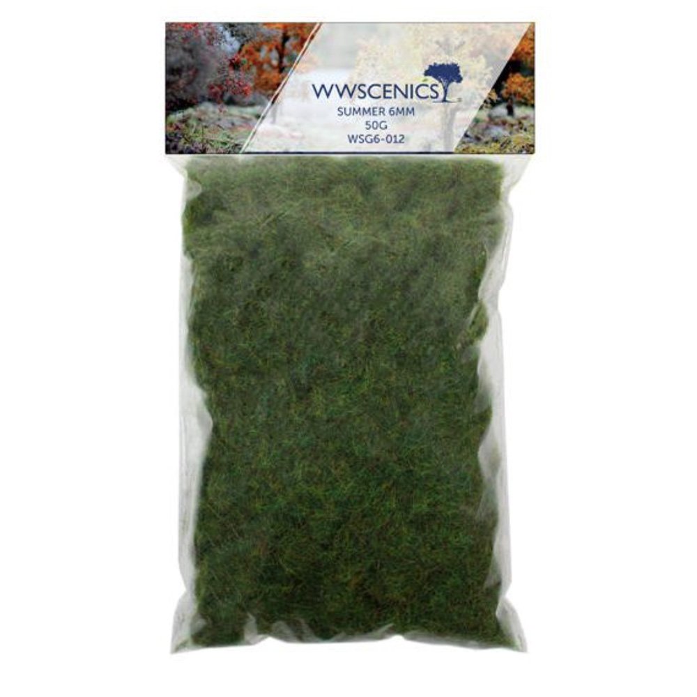 PECO WWS 6MM SUMMER STATIC GRASS REFILL 50G
