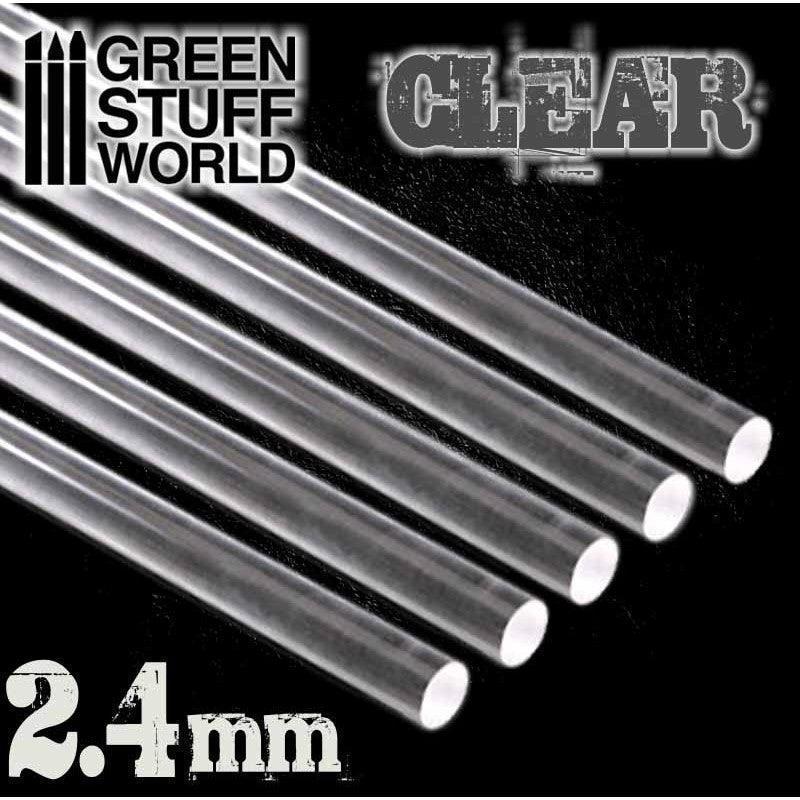 Acrylic Rods - Round 2.4 mm Clear - Gap Games
